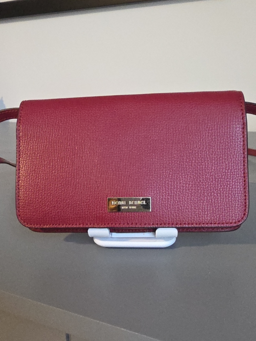 HENRI BENDEL NEW YORK Burgundy Crossbody/Wallet/Clutch